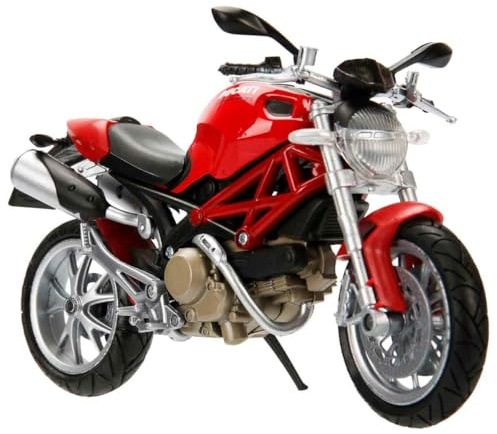 Newray 44023 - Ducati Monster 1100, Scala 1:12, Die Cast, Colori assortiti