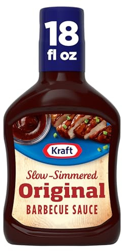 Kraft Original Slow-Simmered Barbecue BBQ Sauce, 18 oz Bottle