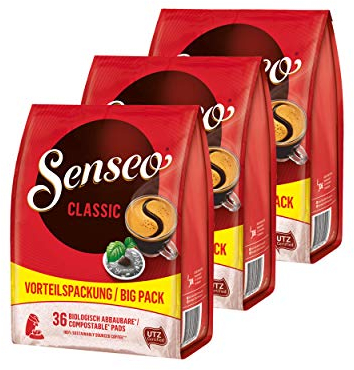 Senseo Coffee Pods Classic Classic Intense and Full Bodied 8 oz (Coffee Kaffepadmaschinen 108 pads