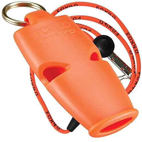Fox FO09533-BRK Micro Pealess Safety Whistle
