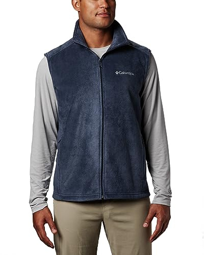 Columbia Mens Steens Mountain Fleece Vest, Collegiate Navy, Medium