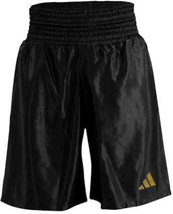 Adidas Pantaloncini da Combattimento in Raso, per Allenamento Boxe, Sparring, Bambini, Adulti, Uomini, Donne, MMA, Fitness, Kickboxing, Abbigliamento Generale da Palestra