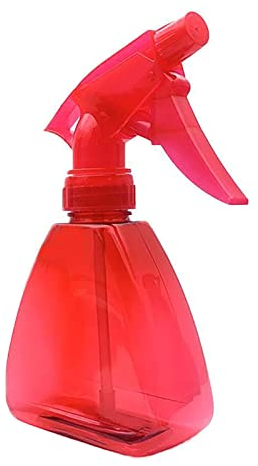 ohfruit 250ml Handheld Water Spray Bottles, Plants Sprayer Bottles,Refillable Plant Sprayer Can Trigger for Home Cleaning, Hairdressing, Gardening, Flowers, Red