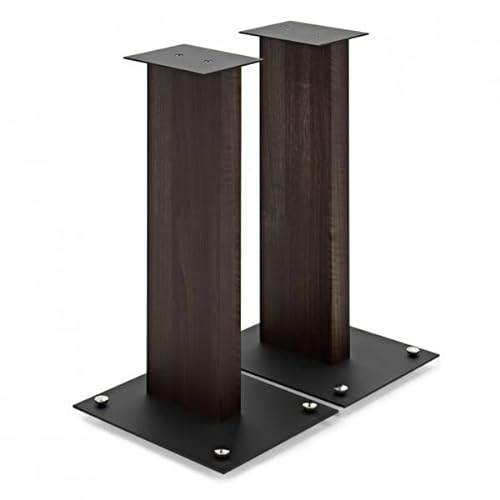 Fisual 91S-6 Floor Speakers Stands Wooden Effect Walnut Pair