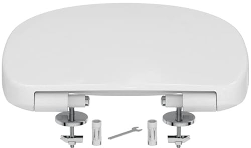 Ideal Standard - Multi Suites Scharnier-Set für WC-Sitz mit Soft-Close-Schließung der Serie Connect Space, EW00167, Neutro