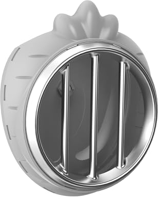 Heuraufe Kaninchen, Hängende Futterraufe für Kleintiere Chinchilla, Meerschweinchen (Grau)