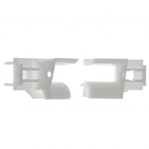 cyclingcolors Polyréno ZF Tulipe Roller Shutter Model for Slats from 7 to 9 mm White PVC Funnel Guide Rail Universal Protection for Window Blinds Accessories