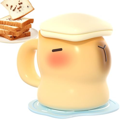 Coppa Capibara - Tazze In Ceramica, Tazza Per Bere Capibara | Simpatica Tazza In Ceramica Capybara Con Manico Stabile, Novità Tazza Da Caffè Con Animali, Tazza Da Caffè Capibara Con Simpatici Animali