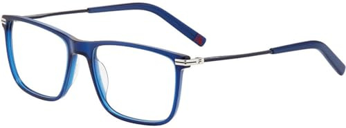 FILA Lunettes de Vue VFI993 Blu trasparente lucido 54/17/145 Homme