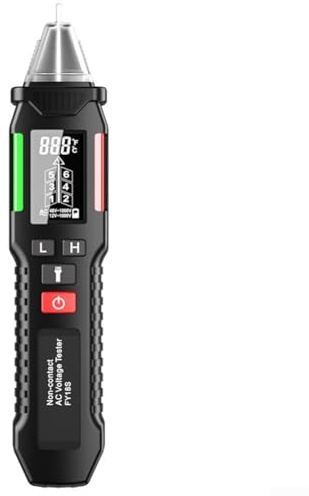 Bolígrafo probador de voltaje sin contacto FY18S con pantalla LCD de intensidad de señal y modos de sensibilidad alta/baja para pruebas de cables