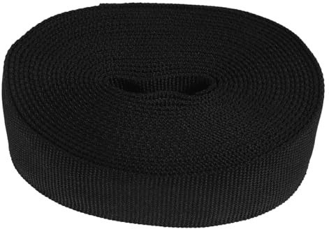 Gaine de Protection en Nylon Noir 5m pour Chaîne Antivol | Ajustable, Résistant aux Intempéries, Pose Facile, pour Câble Extérieur et Cadenas de Sécurité