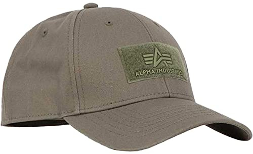 Alpha Industries Herren VLC Cap Unisex Basecap Baseballkappe, Dark Green, Einheitsgröße EU