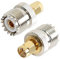 TengKo UHF Buchse auf SMA Stecker Adapter HF Coax Stecker SO239 (PL259) Handantenne PL-259 Konverter Zwei Wege Radio RF Antennenadapter (2 Pack)