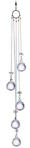 Crystals Ball Prisms Suncatcher Hanging Ornament Rainbow Maker for Home,Garden Decoration
