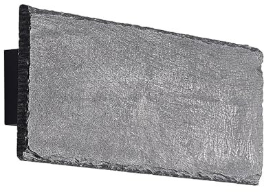 Lindby LED Wandleuchte, Wandlampe Innen 'Peetu' dimmbar (Modern) in Schwarz aus Stein u.a. für Wohnzimmer & Esszimmer (1 flammig,) - Wandstrahler, Wandbeleuchtung Schlafzimmer/Wohnzimmer