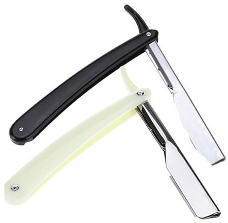 Ustura Rasiermesser Bartrasierer Für Männer Friseur Rasierer Glatzkopfrasierer Für Männer Bart Rasierer Razor Rasiermesser Ersatzklingen Klassisches Weiß Mann Haarspange Metall