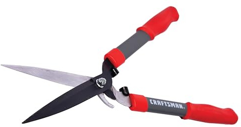 9-in. Manual Multi-Purpose Hedge Shears, Heavy Duty Gardening Trimmers for Pruning