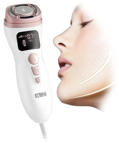 Mini HIFU maskin Ul-traljuds R-F E-M-S Ansiktslyft Huduppstramning Skönhet enhet Anti-åldring Anti rynkor Hudföryngring Massageapparat Hembruk