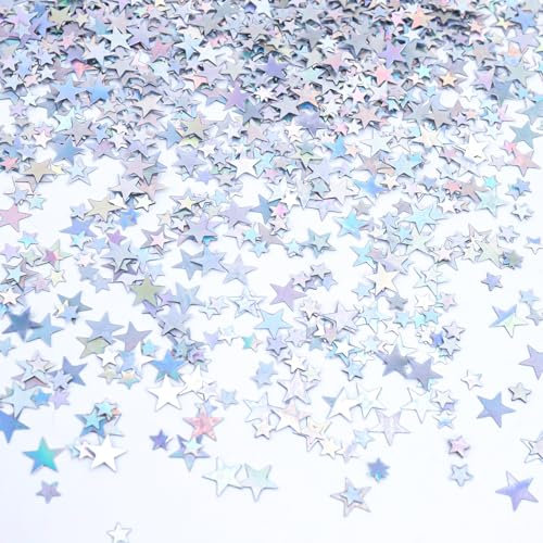Glitzer Streudeko Sterne Konfetti Bunt, Glitzersterne Konfetti Weihnachten, Streudeko Weihnachten, Sterne Confetti Tischdeko Weihnachten, Stern Deko Weihnachten, Geburtstag, Hochzeit, Silvester
