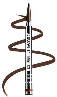 Sacheu Liquid Eyeliner STAY-N Long Wear Waterproof Eyeliner Pen with Ultra-Precise 360° Flexible Tip — Smudge-Proof Vegan & Cruelty-Free Eye Makeup, Eye’m Crisp