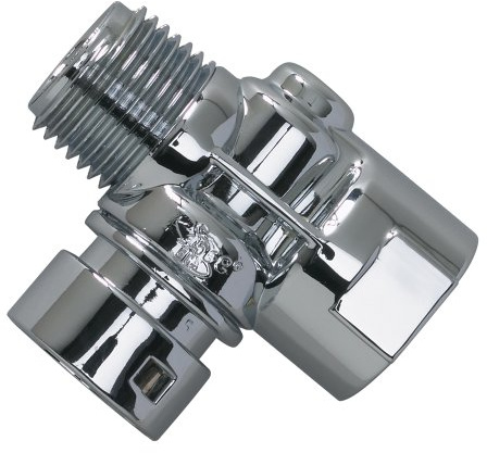 Rinse Ace Extra Connector for Detachable Hose - Spare Part for Showerhead Sprayer, Chrome, Plastic, Standard
