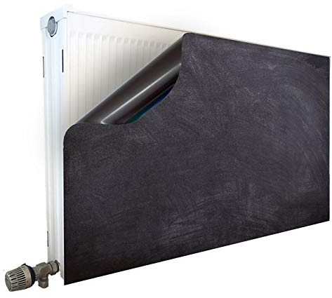 Smagnon Magnet Heizkörperverkleidung Heizkörperabdeckung Heizung Schutz Motiv Black_Schiefer, Heizkörper Höhe:60 cm, Heizkörper Länge:100 cm