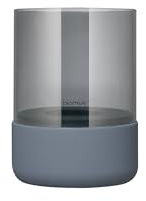 blomus | Windlicht | Calma | Beton/Smoke Glas Steel Gray | S | 10x10x14cm | Indoor |