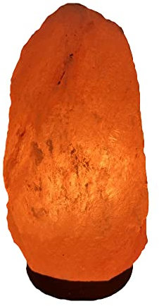 Natural Himalayan Salt Lamp - 2-3 KGs, Healing Crystals, 100% Authentic, Wooden Base, Beautiful Packaging, Perfect Home Decor