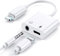 SER FLYMON Kopfhörer Jack Adapter für i-Phone Dongle 2 in 1 auf 3,5 mm Kopfhörer Jack Aux Audio Adapter Light-ning auf Klinke und Laden,für i-Phone 14/13/12/11/XS/X/8/7/i-Pad alle iOS