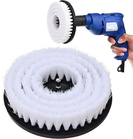 Accessoires de brosse de forage pour le nettoyage,Brosse pour accessoire de perceuse, Brosse de forage de douche, brosse à poussière, Brosse à récurer, brosse de détail, accessoire d'épurateur électri