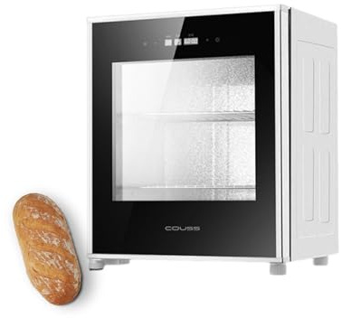 Machine de fermentation du pain électrique, étuve à pâte 40L à double contrôle température et humidité, idéale pour levain, pizza, et yaourt