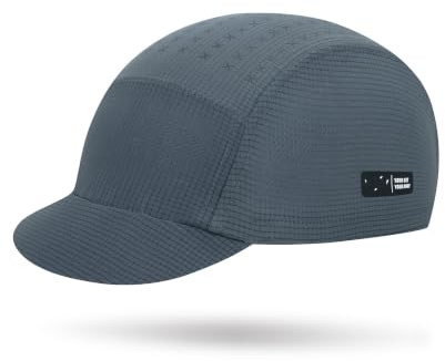 Zhangjingmin 1pc Cappellini da Ciclismo sotto Il Casco Sport Estivi Traspiranti Cappello Bicicletta ad Asciugatura Rapida Bici Strada Pesca Corsa all'aperto(Darkgray YAC1247)