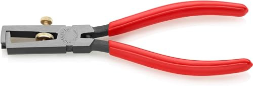 KNIPEX Abisolierzange mit Öffnungsfeder, universal mit Kunststoff überzogen 160 mm, 11 01 160