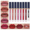 7Pcs Matte Liquid Lipstick + 1Pcs Lip Plumper Makeup Set Kit, Long-lasting Waterproof Velvet Lip Gloss Set, Pigmented Lip Makeup Gift Sets for Girls and Women