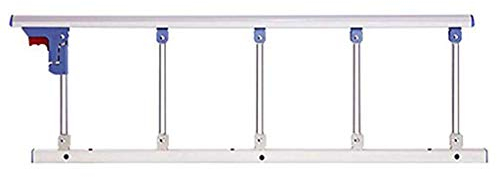 LIQICAI Faltbare ältere Bettgitter Edelstahl Sicherheitsbett Geländerschutz Ältere Erwachsene Handicap Assist Krankenhausbett Handlauf für die meisten Doppelbetten (Größe: 120x38cm)
