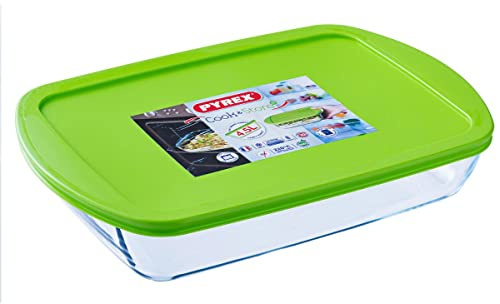 Pyrex Cook & Store - Plato rectangular con tapa (4,5 L)