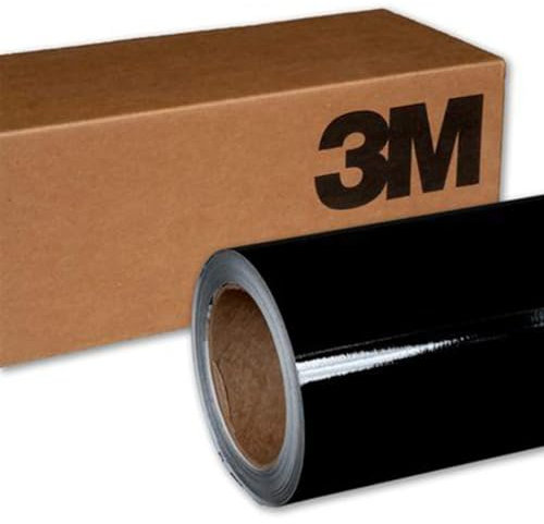 3M 2080 GLOSS BLACK G12 Car Wrap Air-Release Vinyl Film Bubble-Free Application (20cm x 152cm (7.9in x 59.8in))