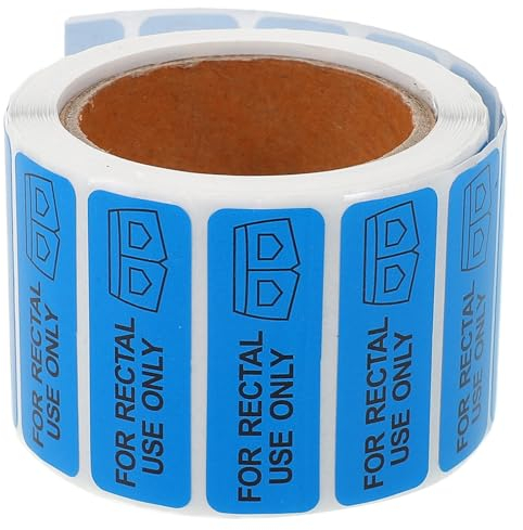 OUNONA 1 Rolle Rektalaufkleber Markierungsstreich Kleine Aufkleber Transparente Farbe Nur Für Den Rektalen Gebrauch Name Für Den Rektalen Gebrauch Erwachsene