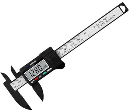 Digital Vernier Caliper,Electronic Gauge Vernier Caliper 150mm/6in, Electronic Micrometer Caliper With Large Lcd Screen,Precision Depth Gauge Measuring Tool for DIY,Household,Jewelry,Woodworking