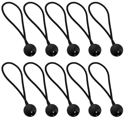 Sistema de corbata flexible para paraguas, paquete de 10 diseñado para agrupar fácilmente artículos del hogar y el coche fuera