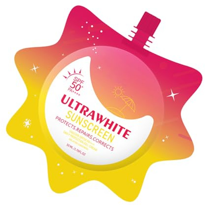 Crème solaire - 50 ml - Imperméable - Longue durée - Nourrissant - Crème hydratante légère pour le visage - Pour peau sèche du corps - Bras - Jambes - Soin de la peau - Sport - Maquillage de voyage