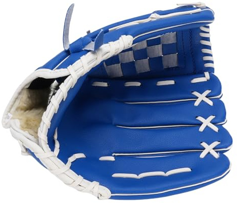 Pongnas Baseballhandske i Läder för Vuxen Ungdom – Andningsbar Premium Softbollträningshandske med Ergonomisk Passform i Handflatan, Förstorad Fångstficka och Förstärkta Dubbla Sömmar – 11,5 Till