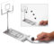 Mini Tisch Basketball aus Metall NBA Tischbasketball Fingerbasketball im Büro Basketball Geschicklichkeitsspiel Zusammenklappbarer Tischkorb