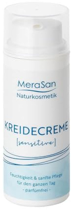 MeraSan Rügener Kreidecreme SENSITIVE parfümfrei, natürliche Gesichtscreme Tagescreme - 50ml