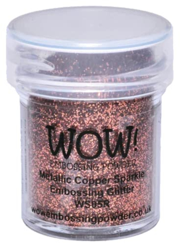 Wow Embossing Powder WOW! Embossing Powder, 15ml, Metallic Copper Sparkle (WOW-WS05R)