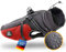 Tierhood Regenmantel Hund - Hunderegenmantel wasserdicht - Hundemantel für kleine Hunde - Reflektierende Regenjacke Hund - Hunde Regenmantel inklusive Geschirr Wasserdicht - Rot