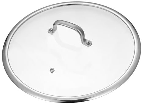 Amosfun Coperchio Di Ricambio Per Pentola In Con Manico 3 Cm Coperchio Di Cottura Antispruzzo Antiolio Addensato Di Cottura Per Padelle Pentole