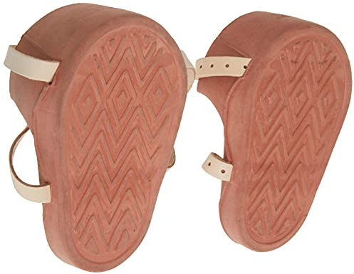 Custom Leathercraft CLC 318 Professional Heavy-Duty Molded Rubber Kneepads,Brown
