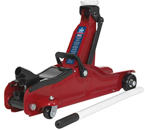 Sealey Trolley Jack 2 Tonne Low Entry Short Chassis 1050CXLE