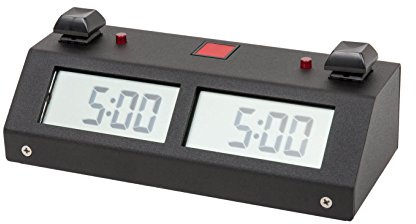 Chronos GX Digital Game Chess Clock - Button - Black